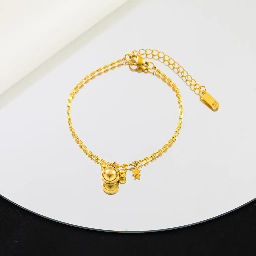 Bracelet stainless steel colour guaranteed 6 months