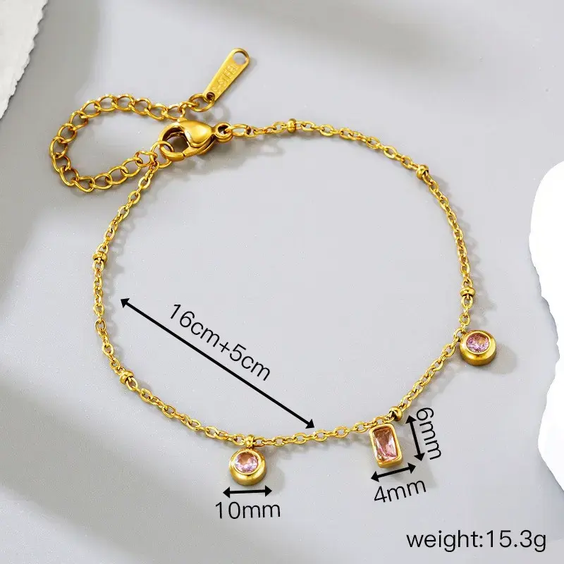 Bracelet stainless steel color guaranteed 6 months